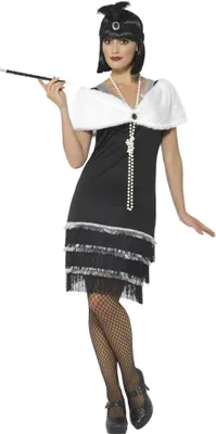 Immagine prodotto di Smiffys - Costume - Donna SM1163 (L) (Nero)