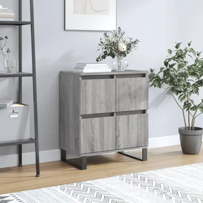 Produktbild von vidaXL Sideboard Grau Sonoma 60x35x70 cm Holzwerkstoff