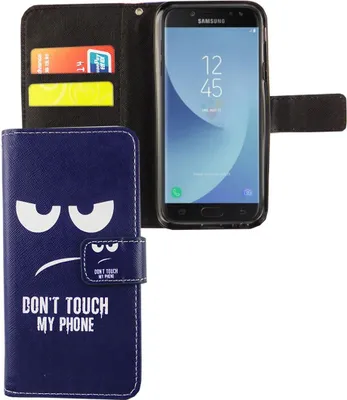 Produktbild von Handyhülle Tasche für Handy Samsung Galaxy J3 2017 Dont Touch my Phone