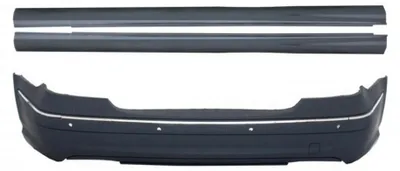 Immagine prodotto di Paraurti posteriore e minigonne laterali per MERCEDES Classe E W211 2003-2009 con PDC.