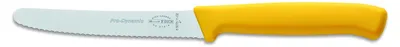 Obrázok produktu pre F. DICK ProDynamic Allzweckmesser 11 cm Wellenschliff Küchenmesser gelb