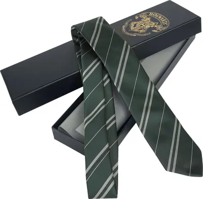 Produktbild von Harry Potter Krawatte Uni Slytherin grün/grau Standard
