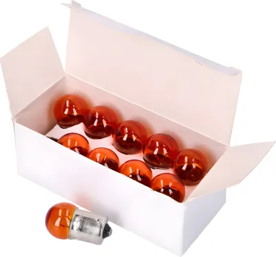 Image de Ampoule RY10W BAU15s 12V 10W orange - 10 pièces