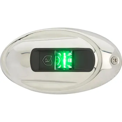 Produktbild von Attwood Steuerbordlicht LED Lightarmorvertikal-oval Edelstahl