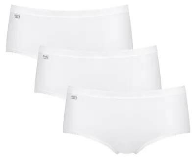 Produktbild von Sloggi Damen Unterhose Basic+ Midi , 3-Pack, 42, Weiß
