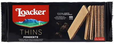 Produktbild von Loacker Thins, Wafer Keks, Schokolade, 150 g, Schokolade, 150 g, 1 Stück(e)