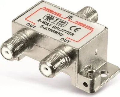 Produktbild von Antennenverteiler mit Gleichspannungsdurchgang, 2-fach