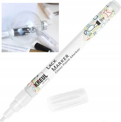Produktbild von KREUL 47210, 1 Stück(e), Weiß, Feine Spitze, Mehrfarbig, Rund, 1 mm