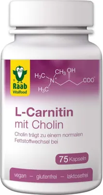 Produktbild von L-Carnitin Kapseln 75 Stk. 48,8g