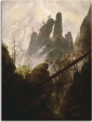 Produktbild von ARTland Leinwandbild Felsenschlucht, 1822/23 Größe: 45x60 cm