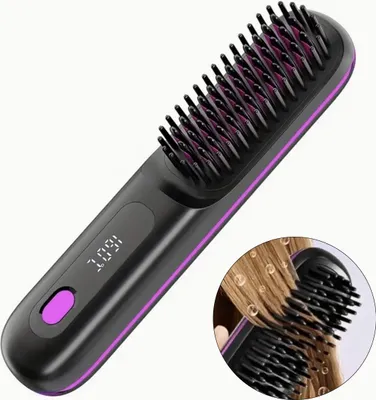 Produktbild von Glätteisen Locken und Glätten Haarglätter, LCD Display, 3 Heizstufen, negative Ionen, für alle Haartypen und Bartstylingr