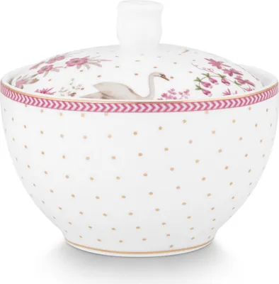 Produktbild von Pip Studio Zuckerdose Jolie Dots Gold Pink