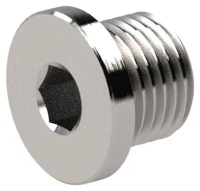 Produktbild von Riegler Verschlussschraube, Innensechskant, Bund, G 1/8, SW 5, ES 1.4571