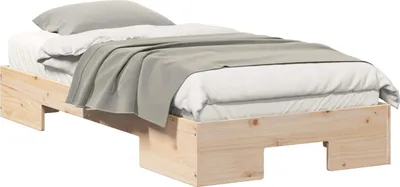 Produktbild von vidaXL Bettgestell Braun 100 x 200 cm