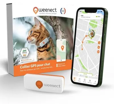 Immagine prodotto di GPS Tracker for Cats - Weenect XS (White Edition 2023)