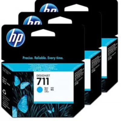 Obrázek produktu pro HP 711   3x Cyan                Tintenpatrone