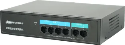 Immagine prodotto di Switch PoE, connettività a 4 porte, prestazioni affidabili, 4 porte PoE 2 porte LAN