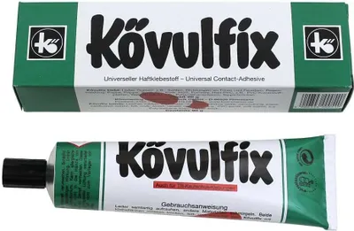 Produktbild von Kövulfix Rekord Schuhkleber extra stark wasserfest 30g - der flexible Sohlenkleber Lederkleber Alleskleber Planenkleber - Kontaktkleber - veganer Kraftkleber -  Germany