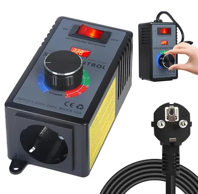Productafbeelding van Spanningsregelaar 220 V, snelheidsregelaar, 4 kW, potentiometer