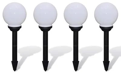Productafbeelding van vidaXL Wegverlichting, 4 stuks, LED, 15 cm, met grondpen