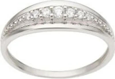Immagine prodotto di Anello con zirconi Oro giallo 333/, rodiato