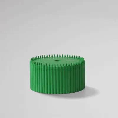 Produktbild von Crayola 74010803 Crayola Runde Aufbewahrungsbox Behälter Schreibtisch Veranstalter Deckel - Grün