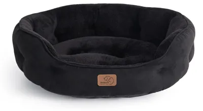 Katzenbett waschbar mit Innenkissen, Schwarz, 63x53x20 cm