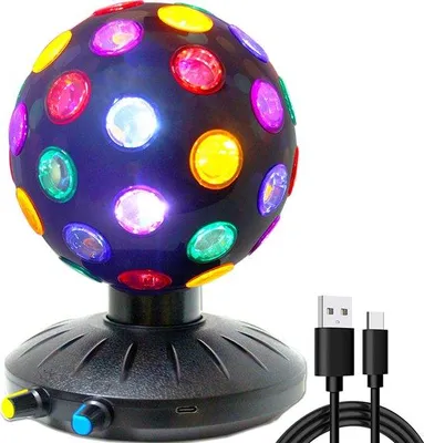 Zdjęcie produktu dla Obracająca się lampa dyskotekowa – USB – zabawka dla dzieci