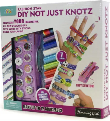 Produktbild von Schmuck Bastelset für Kinder - Perlen Set zum Armbänder Selbermachen Kreativ Bunt