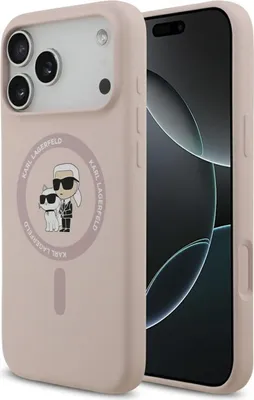 Immagine prodotto di Custodia Karl Lagerfeld Silicone Karl&Choupette Anello Magsafe Do Iphone 17 Pro Max - Różoweye