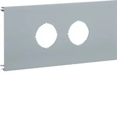 Zdjęcie produktu dla Hager BRA1202D45ELN, Płyta montażowa, Aluminium, Aluminium, 120 mm