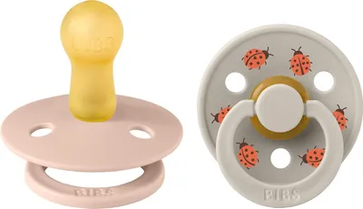 Produktbild von BIBS Schnuller - Ladybug Blush Mix - Size 3 - 2-Pack | Schnuller & Schnullerbänder