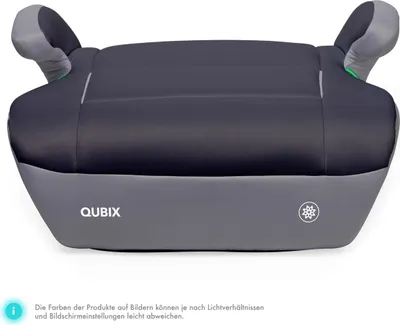 Produktbild von Daliya® QUBIX Kindersitzerhöhung i-Size Autokindersitz 125–150 cm mit Gurtführung, weicher Polsterung & abnehmbarem Bezug, Sitzerhöhung, Kindersitz