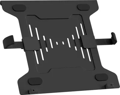 Productafbeelding van Wiltec laptophouder voor monitorbeugel, laptopstandaard van staal met verstelbare breedte, laptophouder compatibel met VESA 100 x 100 en 75 x 75, notebookhouder met antislipfunctie