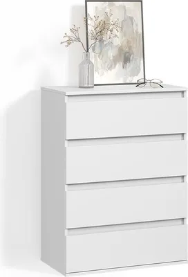 Immagine prodotto di Cassettiera Livinity Garda Bianco 74 x 99.6 cm con 4 cassetti, Model 58739