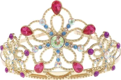 Produktbild von Great Pretenders Kinder Tiara, golden, verziert mit Strass und Edelsteinen