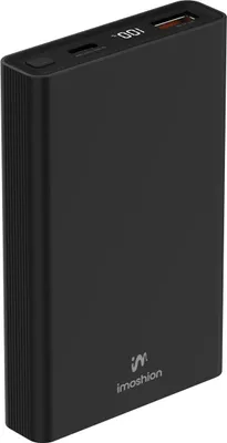 Productafbeelding van imoshion Ultra Series Aluminium Powerbank 10.000 mAh - Quick Charge en Power Delivery - Black