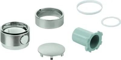 Produktbild von GROHE Temperaturwählgriff 49029, für Fertigmontageset Grohtherm SmartControl Thermostate, supersteel