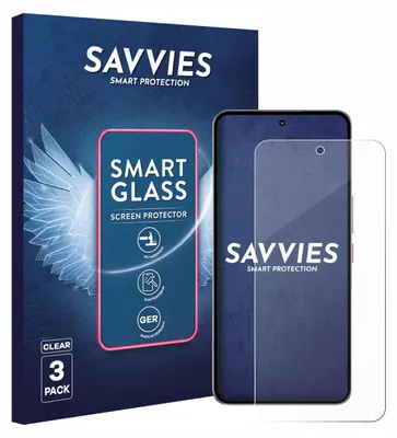 A product box and a screen protector on a phone.