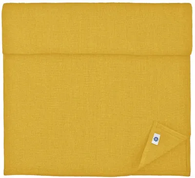 Produktbild von 100% Leinen Tischdecke in Senfgelb 40 x 220 cm