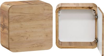 Badmöbel Hängeschrank LUTON-56-CRAFT, Wotan Eiche Nb. Nb., B/H/T ca. 35/35/22 cm