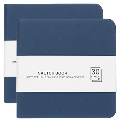 Produktbild von Omgoods – Aquarellpapier-Skizzenbuch-Set mit 2 Stück für Künstler