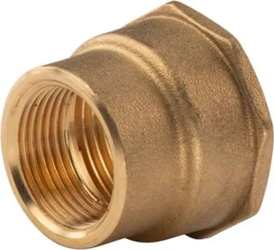 Produktbild von Messing Gewinde-Fitting Reduziermuffe 1'IG (DN 25) - 3/4'IG (DN 20) - schwere Ausführung