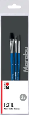 Produktbild von Marabu Pinselset Textil, Flachpinsel, Rund, 1 Stück(e)