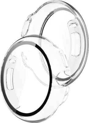 Produktbild von Schutzhülle mit Glas für Google Pixel Watch 4 45 mm, Bizon Case Watch Adamo, Transparent