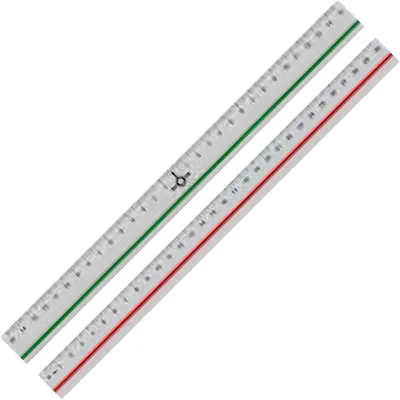 Obrázek produktu pro Leniar Oboustranné kovové pravítko 15 cm