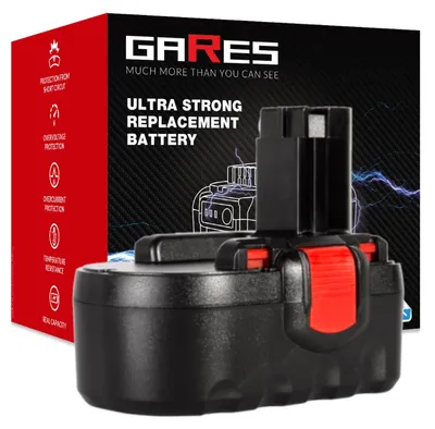 Produktbild von GARES Akku Batterie für Bosch BAT025 | 18 V 3Ah | Verstärkte Serie High-Performance | Hohe Leistung
