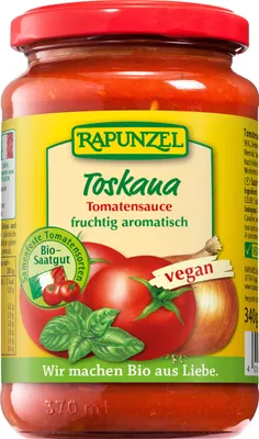 Produktbild von Rapunzel 362040, 335 g, Deutschland, 33 kcal, 0,8 g, 3,9 g, 0,38 g