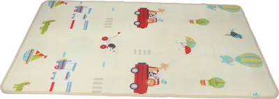 Image de 180 X 100 X 1cm Tapis de jeu pour bébé doux confortable tactile léger pliable compact Tapis d'éveil