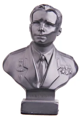 Immagine prodotto di Elzusha - Scultura di Yuri Gagarin in pietra artificiale, 12 cm